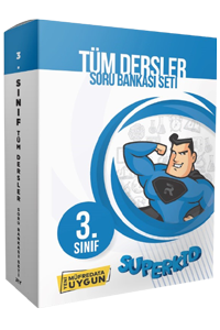 SUPERKİD%203.%20Sınıf%20Tüm%20Dersler%20Soru%20Bankası%20Seti%20Referans%20Yayınları