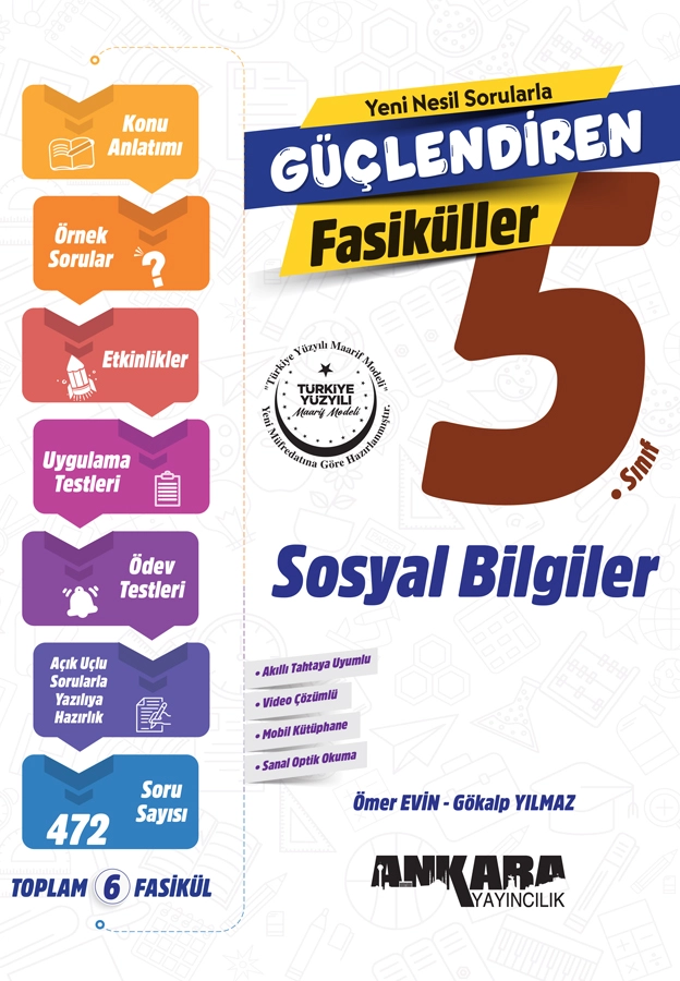 5.%20Sınıf%20Sosyal%20Bilgiler%20Güçlendiren%20Fasiküller%20Seti%20Ankara%20Yayıncılık