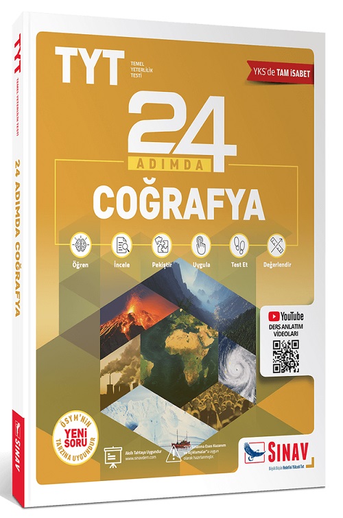 Sınav%20Yks%20TYT%20Coğrafya%2024%20Adımda%20Konu%20Anlatımlı%20Soru%20Bankası