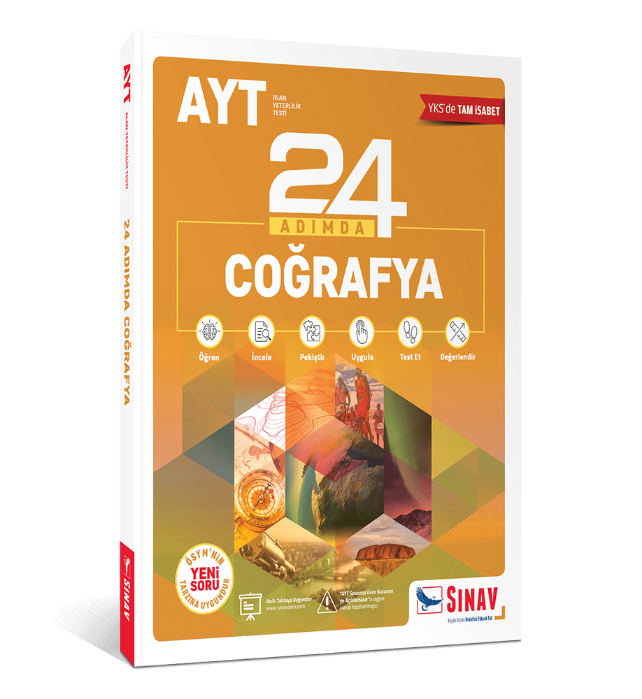 Sınav%20Yks%20AYT%20Coğrafya%2024%20Adımda%20Konu%20Anlatımlı%20Soru%20Bankası