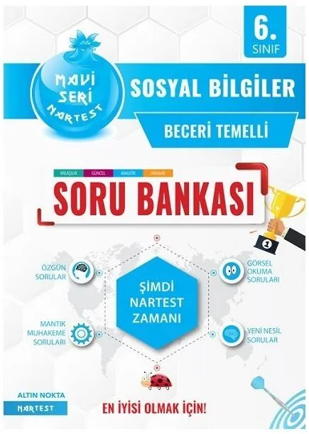 Nartest%206.%20Sınıf%20Mavi%20Sosyal%20Bilgiler%20Soru%20Bankası%20Nartest%20Yayınları