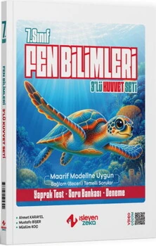 7.%20Sınıf%20Fen%20Bilimleri%20Maarif%203%20lü%20Kuvvet%20Serisi%20Seti%20İşleyen%20Zeka%20Yayınları