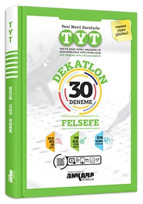TYT%20Felsefe%20Dekatlon%2030%20Deneme%20Ankara%20Yayıncılık