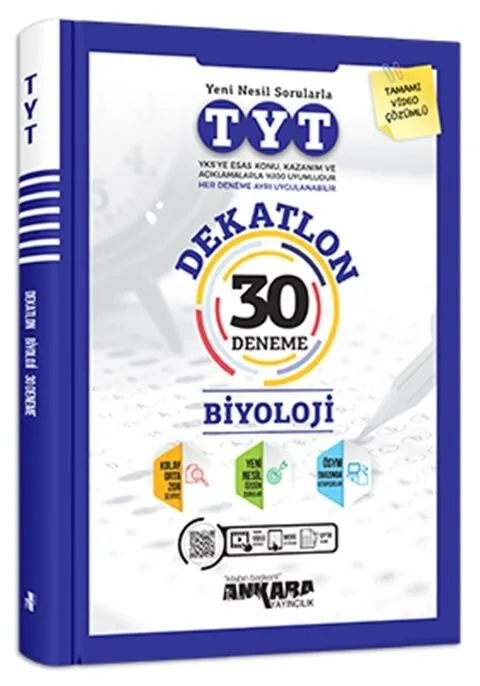 TYT%20Biyoloji%20Dekatlon%2030%20Deneme%20Ankara%20Yayıncılık