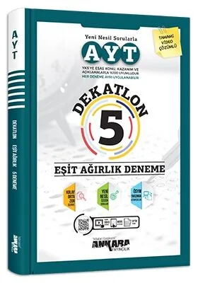 AYT%20Eşit%20Ağırlık%205%20Dekatlon%20Deneme%20Ankara%20Yayıncılık