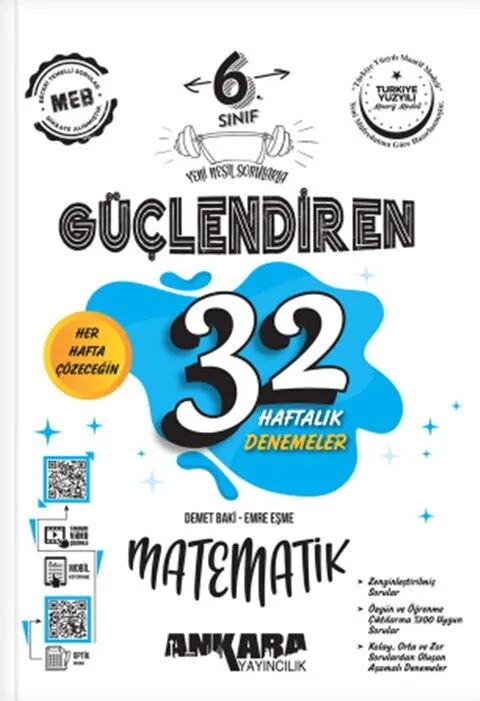 6.%20Sınıf%20Güçlendiren%2032%20Haftalık%20Matematik%20Kazanım%20Denemeleri%20Ankara%20Yayıncılık