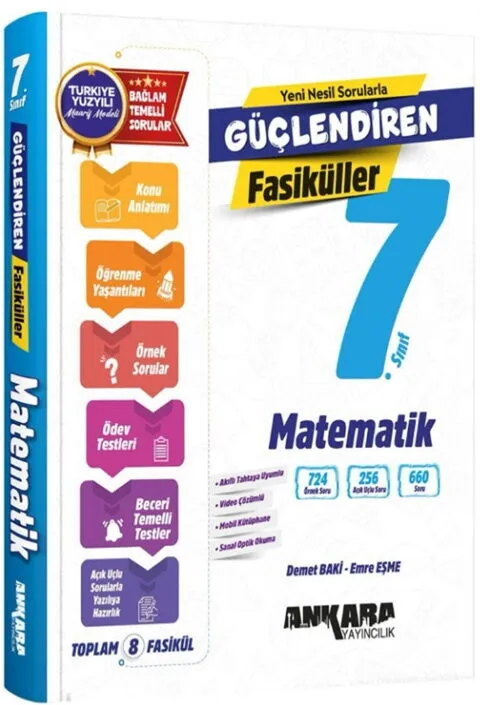 7.%20Sınıf%20Matematik%20Güçlendiren%20Fasikül%20Set%20Ankara%20Yayıncılık