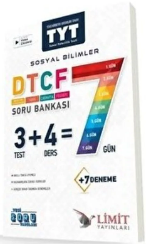 TYT%20DTCF%207%20Gün%20Sosyal%20Bilimler%20Soru%20Bankası%20Limit%20Yayınları
