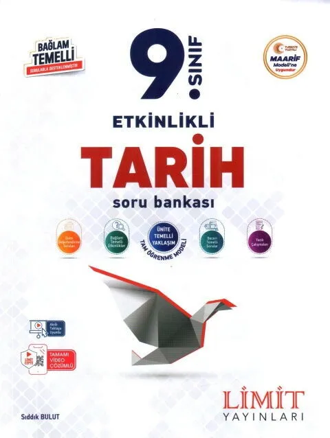 9.%20Sınıf%20Tarih%20Etkinlikli%20Maarif%20Soru%20Bankası%20Limit%20Yayınları