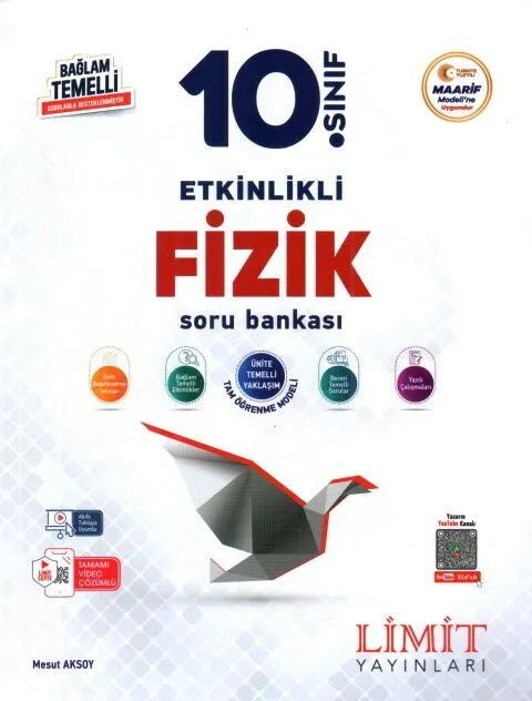 10.%20Sınıf%20Fizik%20Etkinlikli%20Maarif%20Soru%20Bankası%20Limit%20Yayınları