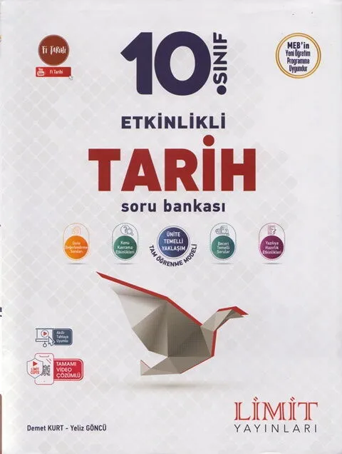 10.%20Sınıf%20Tarih%20Etkinlikli%20Soru%20Bankası%20Limit%20Yayınları
