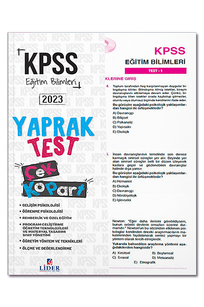 Eğitim%20Bilimleri%20Kurumsal%20Çek%20Kopart%20Yaprak%20Test%20Lider%20Yayınları