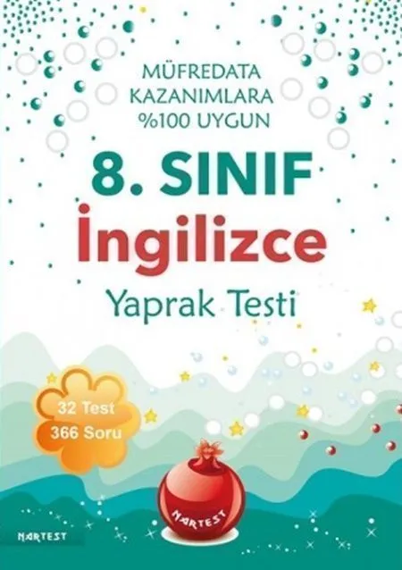 8.%20Sınıf%20İngilizce%20Yaprak%20Testi%20Nartest%20Yayınları