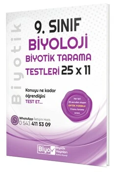 9.%20Sınıf%20Biyoloji%2025%20x%2011%20Biyotik%20Tarama%20Testleri%20Biyotik%20Yayınları