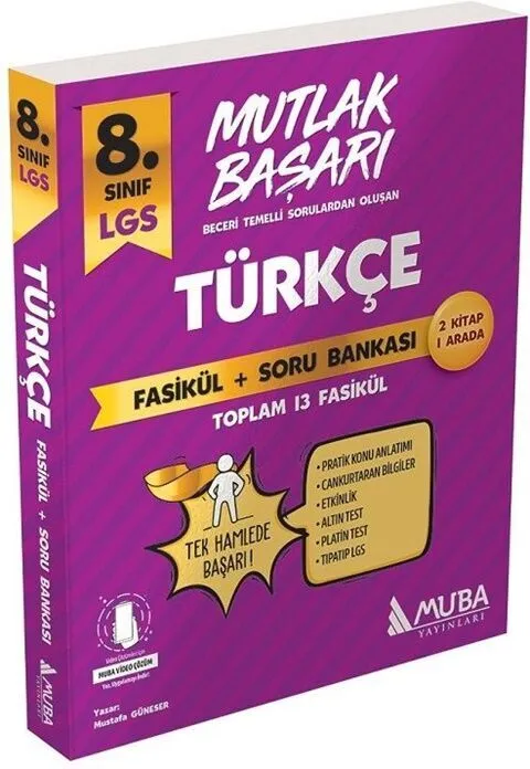 8.%20Sınıf%20LGS%20Türkçe%20Mutlak%20Başarı%20Fasikül%20ve%20Soru%20Bankası%20Muba%20Yayınları