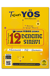 YÖS%2012%20Video%20Çözümlü%20Deneme%20Tasarı%20Eğitim%20Yayınları
