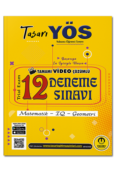 YÖS%2012%20Video%20Çözümlü%20Deneme%20Tasarı%20Eğitim%20Yayınları