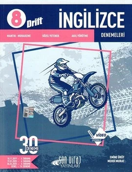 8.%20Sınıf%20İngilizce%2030%20lu%20Deneme%20Drift%20Serisi%20Son%20Viraj%20Yayınları