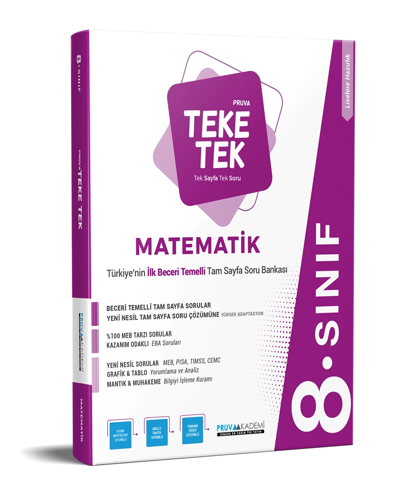 8.%20Sınıf%20Teke%20Tek%20Matematik%20Soru%20Bankası%20Pruva%20Akademi