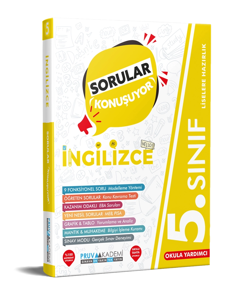 5.%20Sınıf%20İngilizce%20Sorular%20Konuşuyor%20Soru%20Bankası%20Pruva%20Akademi