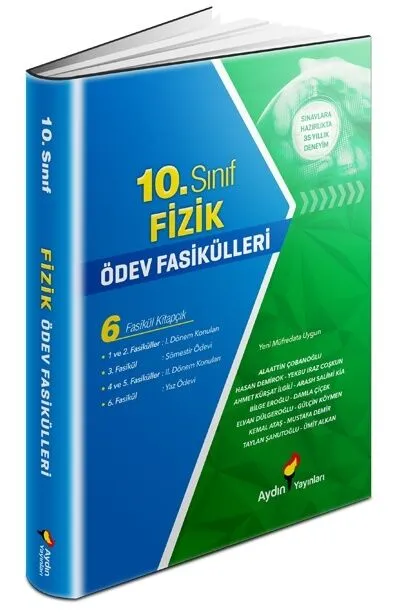 10.%20Sınıf%20Fizik%20Ödev%20Fasikülleri%20Aydın%20Yayınları