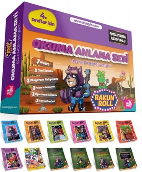 Rakun%20Roll%20Okuma%20Anlama%20Seti%20Arı%20Yayıncılık