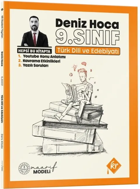 KR%20Akademi%20Deniz%20Hoca%20Maarif%20Modeli%209.%20Sınıf%20Türk%20Dili%20ve%20Edebiyatı%20Konu%20Anlatım%20ve%20Yazılı%20Soruları%20Kitabı%20KR%20Akademi%20Yayınları