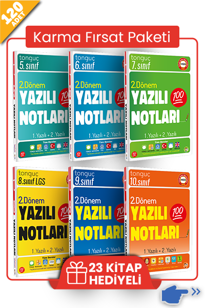 Yazılı%20Notları%20Karma%20Sınıf%20Fırsat%20Paketi%20-%20120’li%20(23%20Kitap%20Hediyeli)