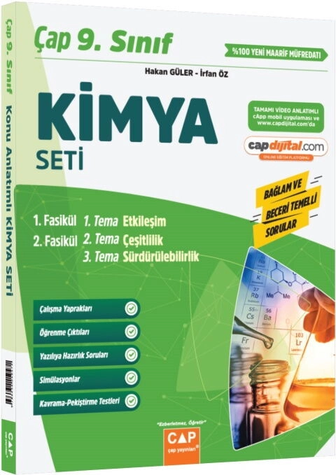 Çap%209.%20Sınıf%20Kimya%20Seti%20Çap%20Yayınları