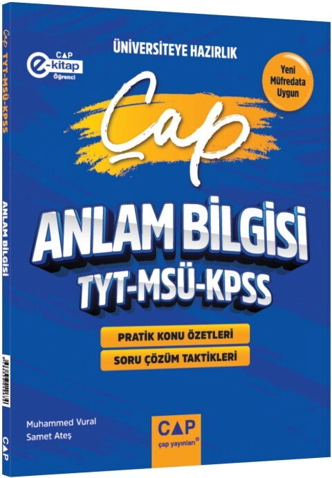 TYT%20MSÜ%20KPSS%20Türkçe%20Anlam%20Bilgisi%20Üniversiteye%20Hazırlık%20Çap%20Yayınları