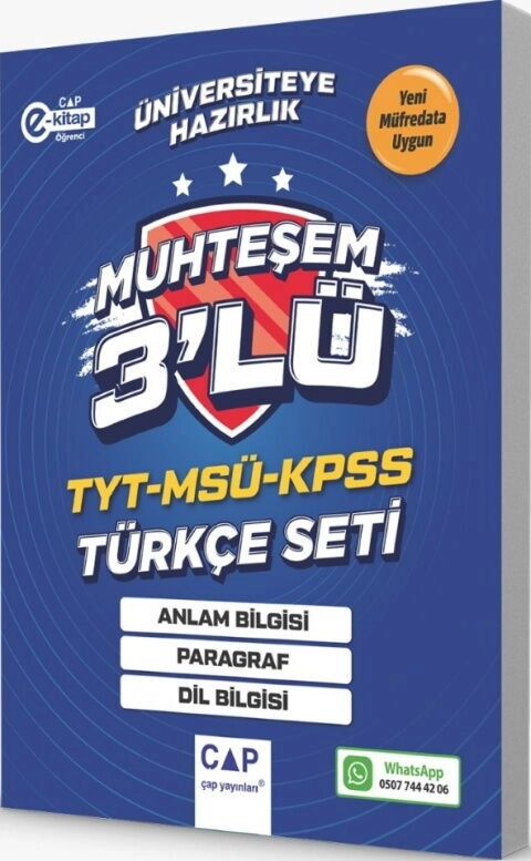 TYT%20MSÜ%20KPSS%20Türkçe%20Seti%20Çap%20Yayınları