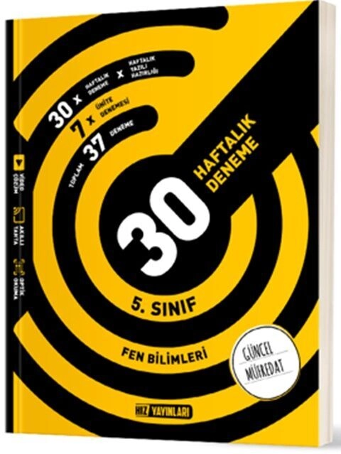 5.%20Sınıf%20Fen%20Bilimleri%2030%20Haftalık%20Deneme%20Hız%20Yayınları
