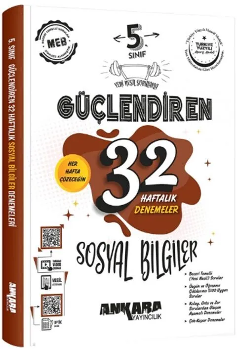 5.%20Sınıf%20Sosyal%20Bilgiler%20Güçlendiren%2032%20Haftalık%20Denemeleri%20Ankara%20Yayıncılık
