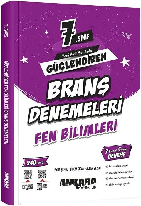7.%20Sınıf%20Fen%20Bilimleri%20Güçlendiren%20Branş%20Denemeleri%20Ankara%20Yayıncılık