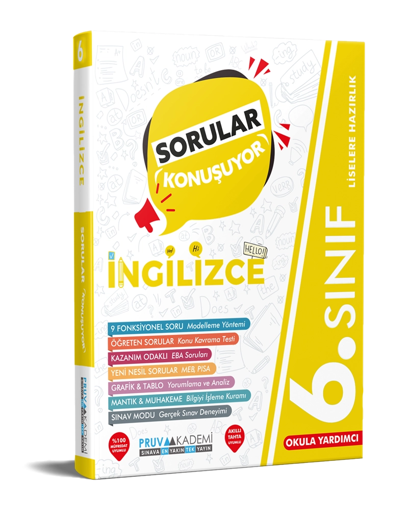 6.%20Sınıf%20İngilizce%20Sorular%20Konuşuyor%20Soru%20Bankası%20Pruva%20Akademi