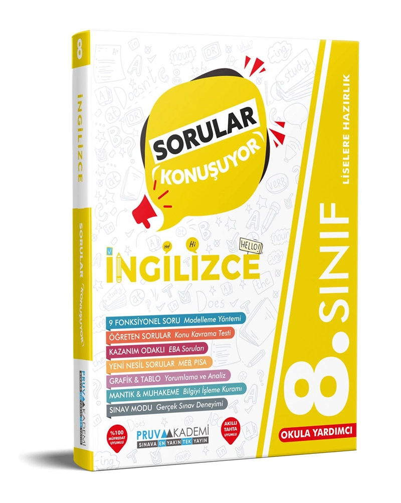 8.%20Sınıf%20İngilizce%20Sorular%20Konuşuyor%20Pruva%20Akademi
