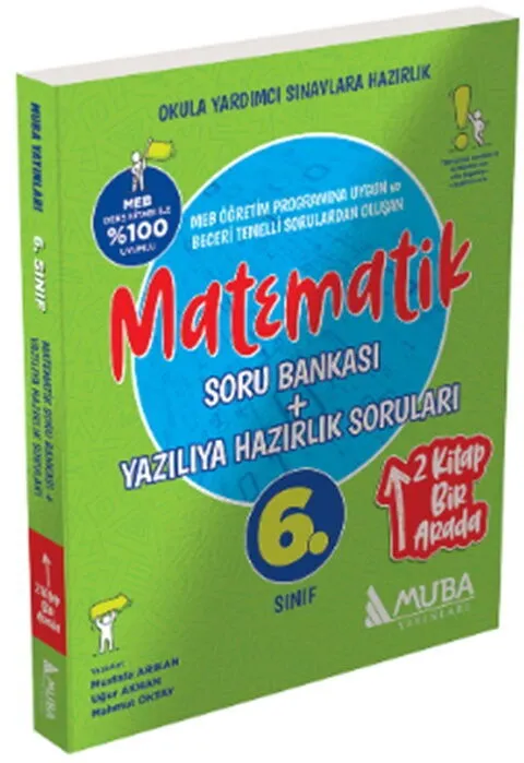 6.%20Sınıf%20Matematik%20Soru%20Bankası%20Yazılıya%20Hazırlık%20Soruları%202%20si%201%20Arada%20Muba%20Yayınları