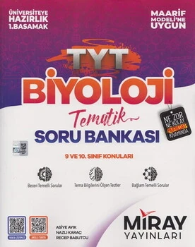 TYT%20Biyoloji%20Maarif%20Model%20Tematik%20Soru%20Bankası%20Miray%20Yayınları