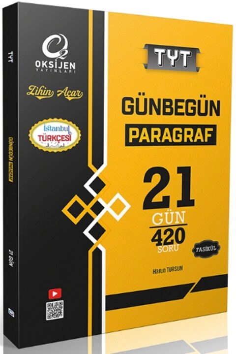 TYT%20Günbegün%20Paragraf%20Soru%20Bankası%20Oksijen%20Yayınları