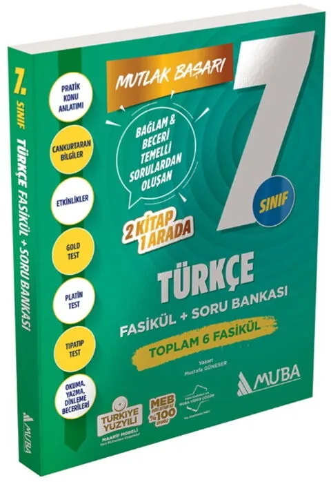 7.%20Sınıf%20Türkçe%20Fasikül%20ve%20Soru%20Bankası%20Muba%20Yayınları