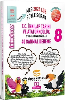 2026%208.%20Sınıf%20LGS%20T.C.%20İnkılap%20Tarihi%20ve%20Atatürkçülük%20İkinci%20Doz%2040%20Sarmal%20Deneme%20Sinan%20Kuzucu%20Yayınları