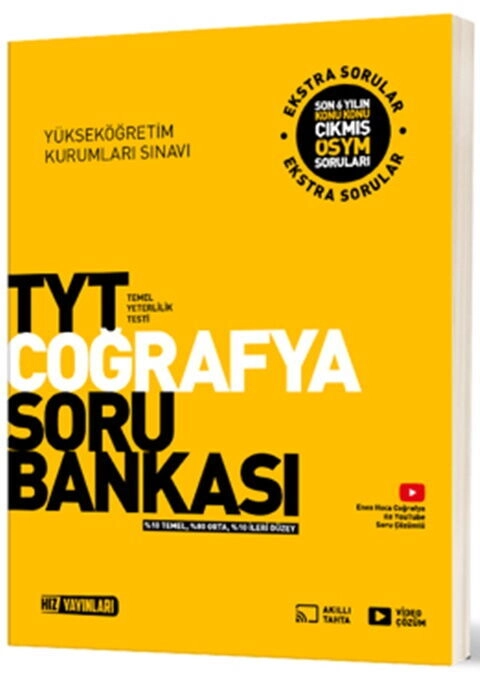 TYT%20Coğrafya%20Soru%20Bankası%20Hız%20Yayınları