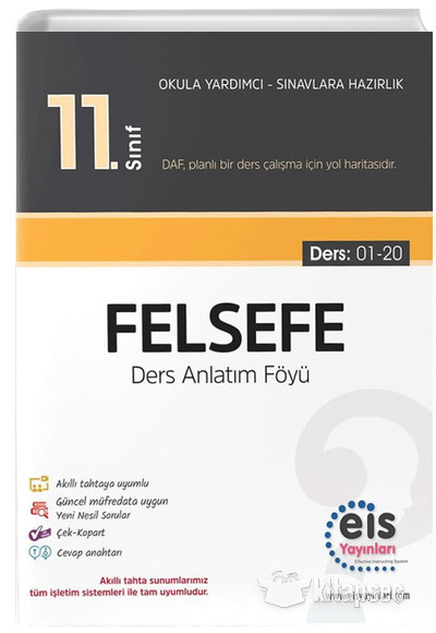 11.%20Sınıf%20Felsefe%20Ders%20Anlatım%20Föyleri%20EİS%20Yayınları