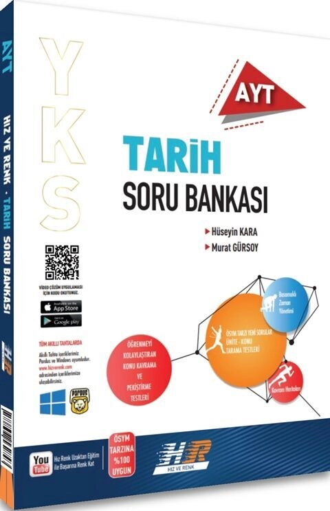 Hız%20ve%20Renk%20AYT%20Tarih%20Soru%20Bankası%20Hız%20ve%20Renk%20Yayınları