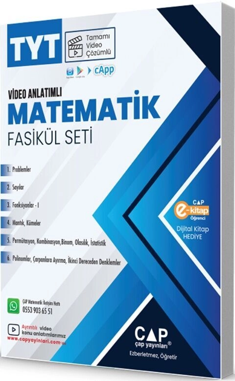 Çap%20TYT%20Matematik%20Seti%20Tamamı%20Video%20Çözümlü%20Çap%20Yayınları