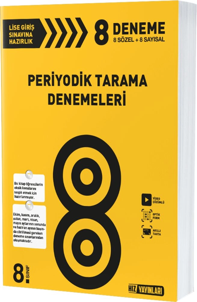8.%20Sınıf%20Periyodik%20Tarama%20Denemeleri%20Hız%20Yayınları