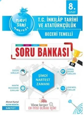 8.%20Sınıf%20T.C.%20İnkılap%20Tarihi%20ve%20Atatürkçülük%20Mavi%20Soru%20Bankası%20Nartest%20Yayınları