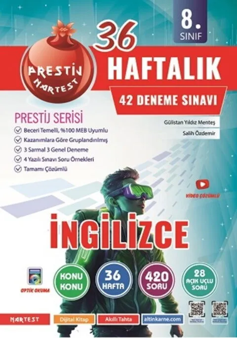 8.%20Sınıf%20Haftalık%20İngilizce%20Denemeleri%20Nartest%20Yayınları