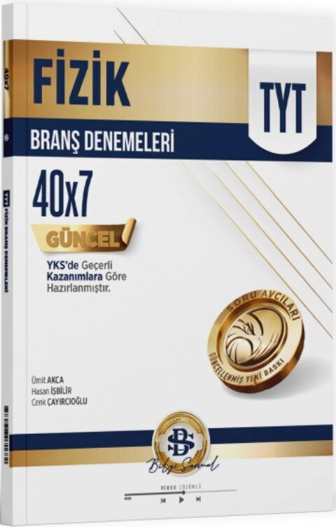 TYT%20Fizik%2040%20x%207%20Branş%20Denemeleri%20Bilgi%20Sarmal%20Yayınları