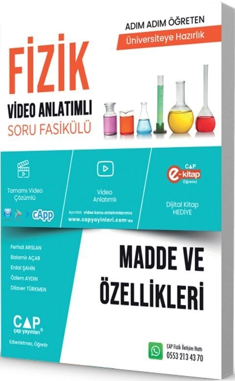 Fizik%20Madde%20ve%20Özellikleri%20Konu%20Anlatımlı%20Soru%20Bankası%20Çap%20Yayınları
